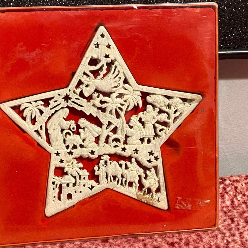 Religious Star Wall Hanging Christmas Decor